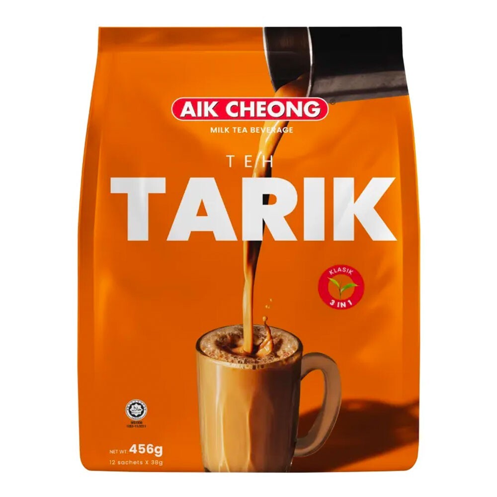 Aik Cheong 3 in 1 Classic Malaysian Instant Milk Tea (12 Sachets) 456g HALAL