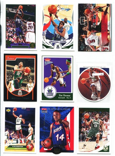 Bucks, Giannis, Jabbar, Allen, Robinson, Redd, Rookie 157 Card Team Lot #B READ - Picture 19 of 20