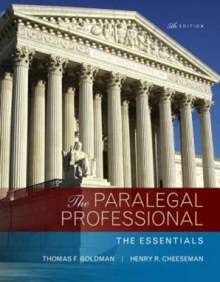 Paralegal Professional: The Essentials, The (5th Edition) - Paperback - GOOD