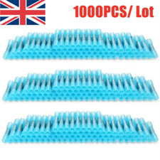 1000pcs Blue AWG Heat Shrink Butt Wire Connectors Crimp Terminals 14-16 Gauge UK
