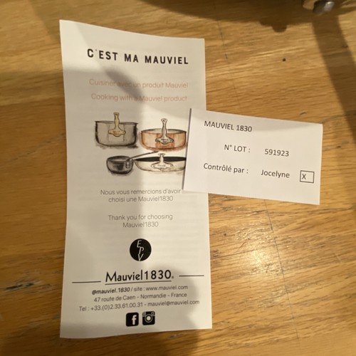 Mauviel 1830 M'360 10.5” Stainless Steel Frying Pan Skillet NEW - Picture 2 of 13
