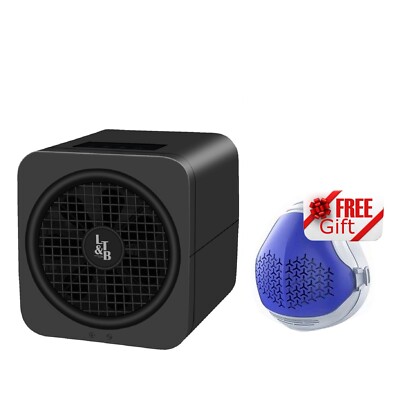 NEW EcoQuest EcoRoom Fresh Air Purifier + FREE Smart Electric Mask
