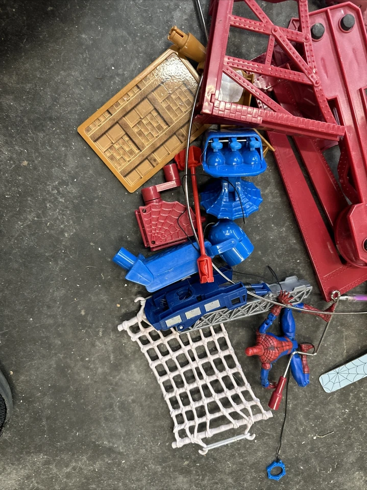 Juego Spider-Man Sky Rider 2002 Toy Biz, incompleto con caja para piezas Foto 3 de 4