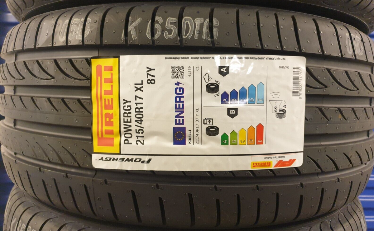 2X NEW PIRELLI POWERGY 215/40 ZR17 87Y XL UHP CAR TYRES 215 40 17