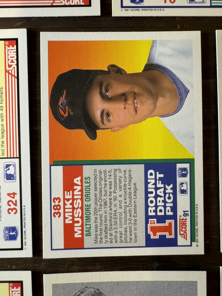 1991 Score Baseball Collector Set Factory Box Complete 900 Card Set NM