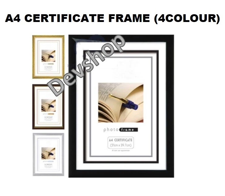 Certificate frame 2024