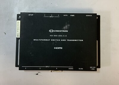 Crestron HD-MD-400-C-E HDMI Multiformat Switch and Transmitter ''E4E''
