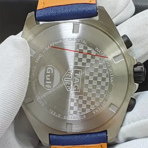Tag Heuer Formula 1 Quartz Chronograph Gulf Men's Watch CAZ101N.FC8243 - Picture 8 of 11
