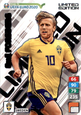 Emil Forsberg Limited Edition Panini Adrenalyn Road To Euro Em 2020 Ebay