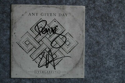 Any Given Day - Everlasting CD Album signed/autograph/signiert/Autogramm