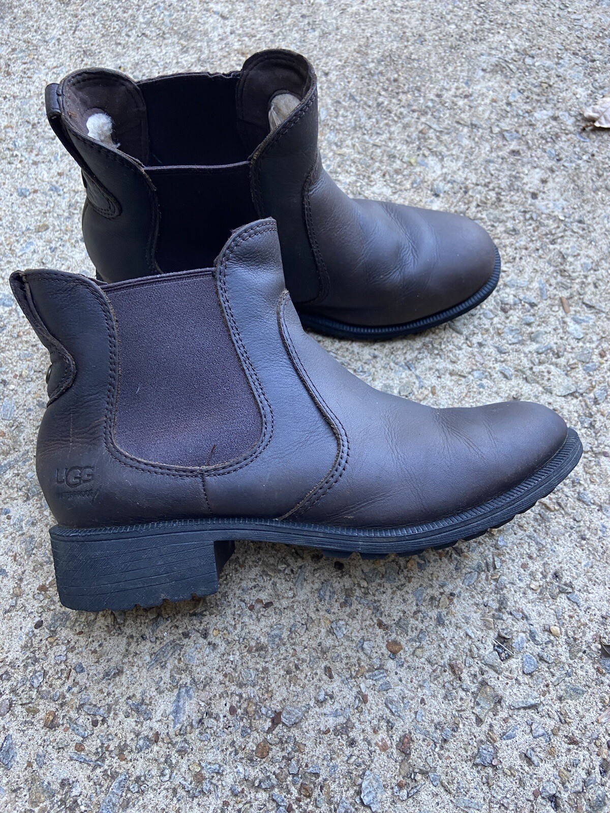 UGG Bonham Boot III Fashion Waterproof Chelsea Slate Boots Womens