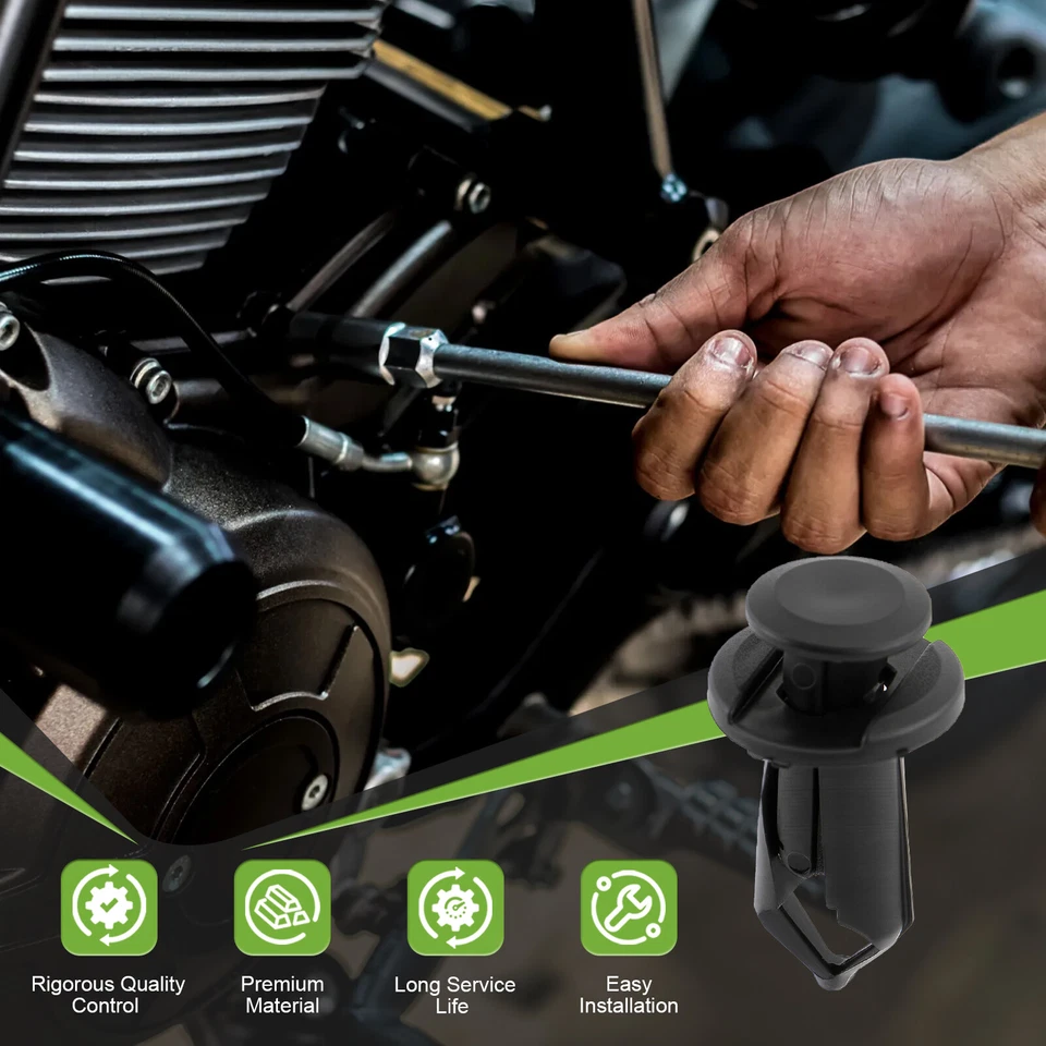 120 piezas clips de guardabarros remaches de carrocería para Suzuki King Quad 250 300 400 450 500 700 750 Foto 2 de 4