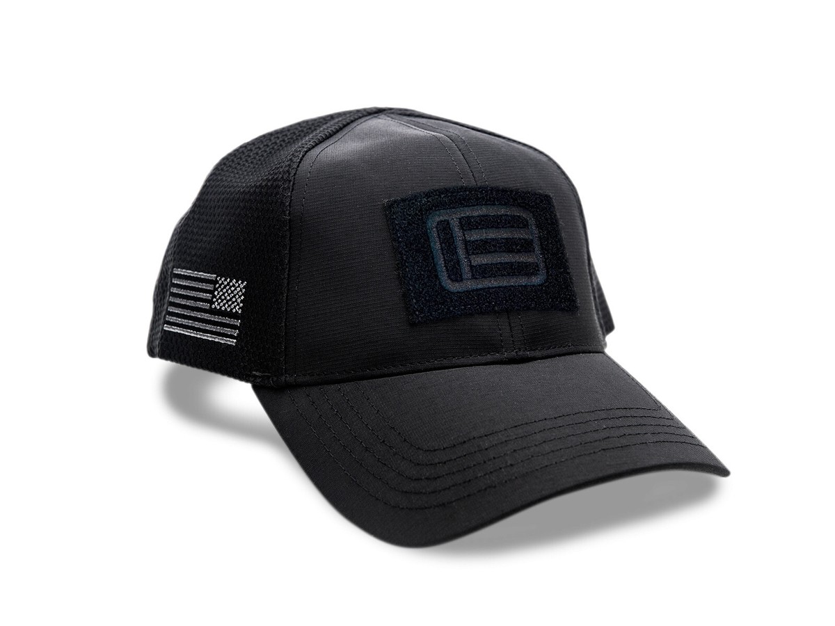 帽子 Etavirp Logo Ripstop Poly Cap. Black EOTECH Ripstop Range Embroidered Hat Black Cap HAT136 OSFM