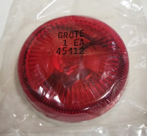 Grote 45412 2-1/2" Surface-Mount Single-Bulb Clearance Marker Light - RED - Picture 2 of 5