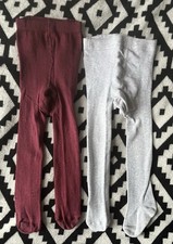 Bay Girl Two Pairs Of Tights Size 6-12 Months