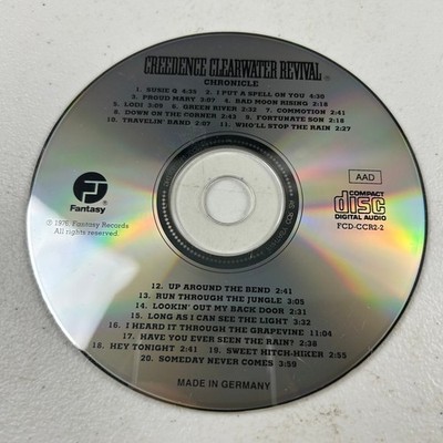 Creedence Clearwater Revival - Chronicle CD 1976 Greatest Hits Rock DISC ONLY