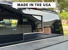 **2014-2018 Gloss Black Silverado/Sierra Rear Sliding Window Trim**