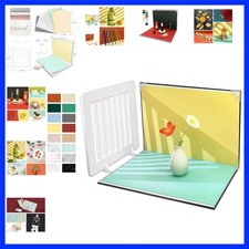 Photo Backdrop Board with 8PCS 16Patterns Double-Side Paper 9mm Shadow Board ...