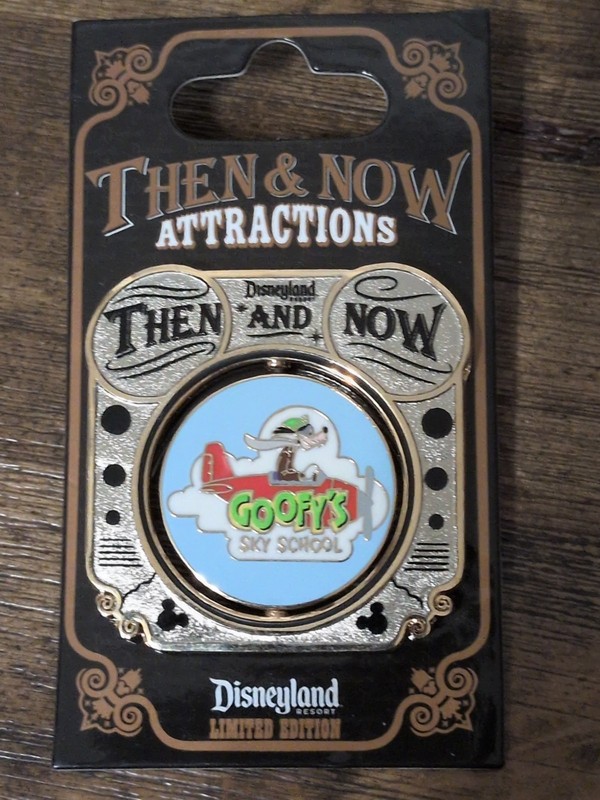 Disney DLR - 2011 Then and Now - Mulholland Madness To Sky School Pin LE 1000