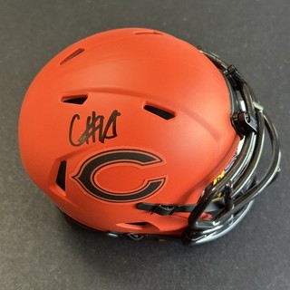 Caleb Williams Signed Chicago Bears Mini Football Helmet AUTO JSA COA