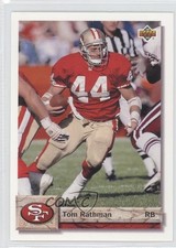 1992 Upper Deck Tom Rathman #166 3a3