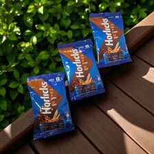 Horlicks Chocolate Delight – Single Sachet or Pack of 3  Health Drink Supplement