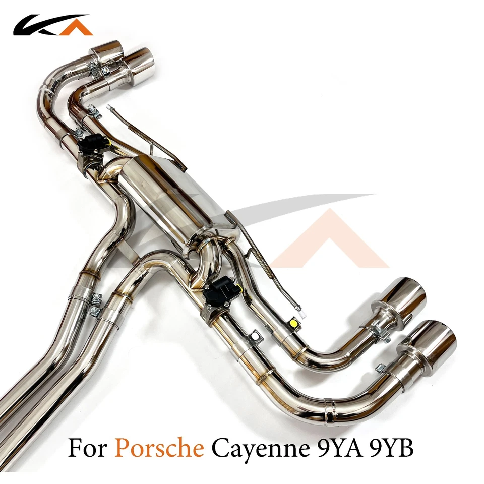 Escape KA Catback para Porsche Cayenne 9YA 9YB 3.0T sección trasera de acero Foto 4 de 4