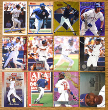 Garret Anderson California Angels 1996 12-Cards - Base, Premium, Insert Group A