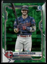 Josh Donaldson 2021 Bowman Chrome Sapphire Green Refractor /125 #51 Minnesota