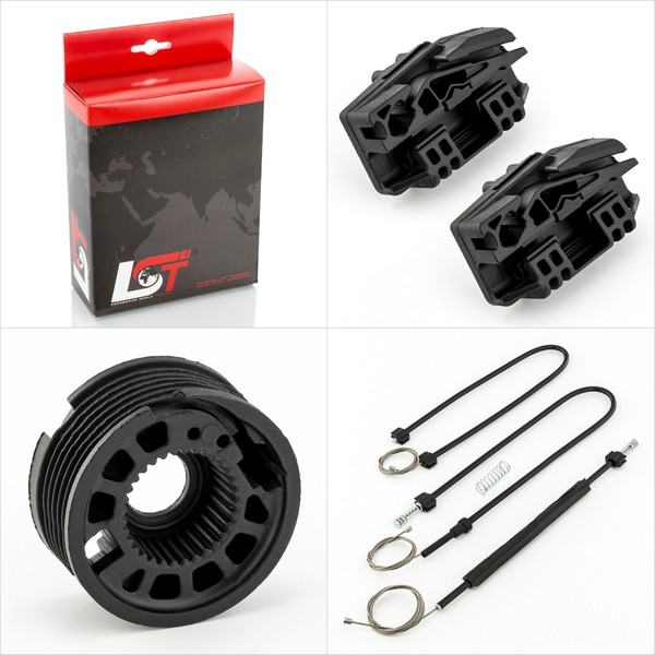 Fensterheber Reparatursatz Vorne Links - FÜR Seat Leon 1P1 05-15-image