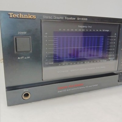 Technics SH-8066 12 Band Graphic Equalizer Audio Analyzer Vintage
