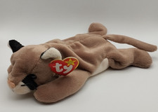 TY Beanie Baby Canyon The Cougar With Tags 1998 Retired
