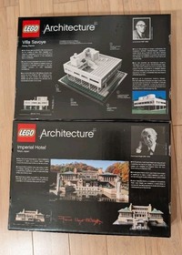 LEGO 21017 Architecture Imperial Hotel Lego 21014 Villa Savoye Brand New Sealed