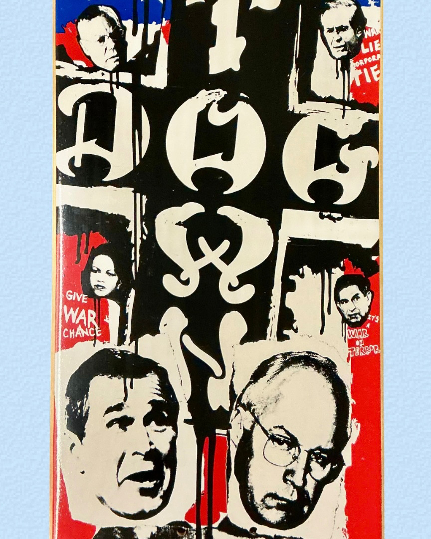 VINTAGE Dogtown Weapons Of Mass Distraction Patch Model NOS 7.75 Skateboard Deck