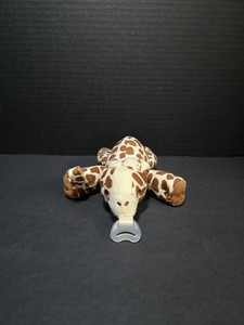 Avent Philips Soothie Snuggle Pacifier Holder Giraffe Plush Toy Stuffed Animal 