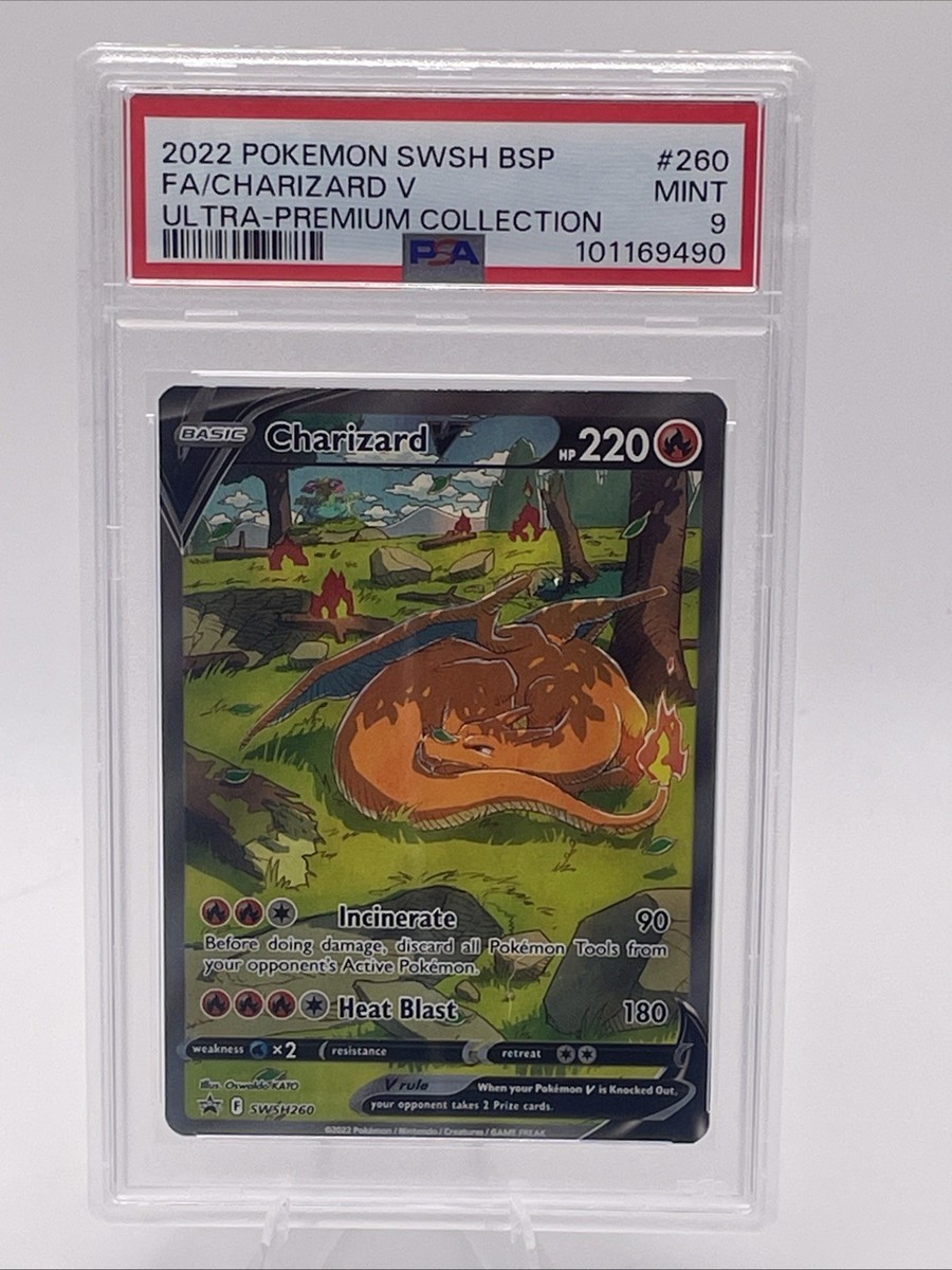 【PSA 5】ポケモンカードダス リザードン Charizard PSA 9 Charizard V SWSH260 Promo Ultra Premium Collection Pokemon
