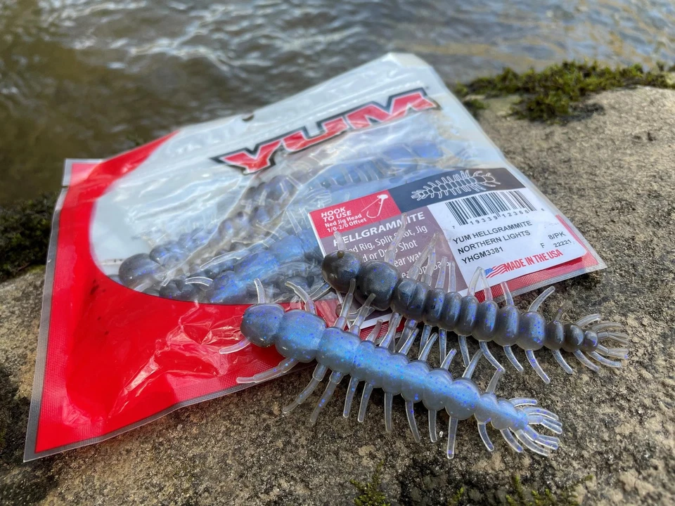 YUM Hellgrammite Fishing Lure Multiple Colors 3 Inch Perfect for Bass Anglers - Image 2 of 4