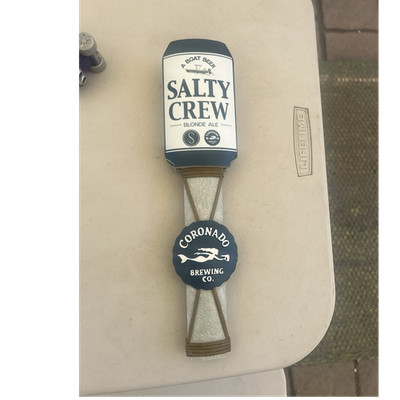 Coronado Brewing Co. Salty Crew Blonde Ale Beer Tap Handle Knob