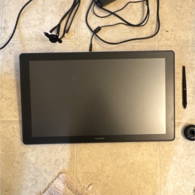 Huion kamvas 22 Graphics Tablet USB Drawing Monitor w/ all components 