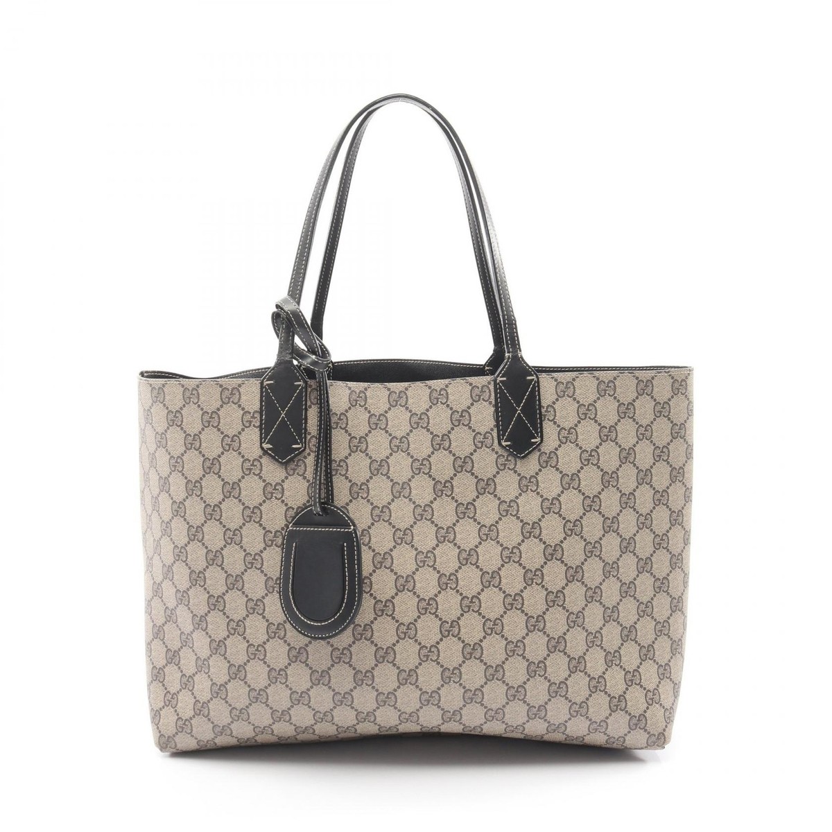 GUCCI GG Supreme Reversible Tote shoulder Bag 368568 canvas