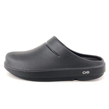Oofos 'OOcloog' Clog Slides Womens Size 10 Mens Size 8 EUR 41 Black Slip on