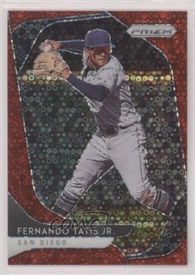 2020 Prizm Tier II Quick Pitch Red Donut Circle 97/99 Fernando Tatis Jr #193 o7m