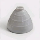 Vintage Milk Glass Waffle Shade Light Diffuser 8 In