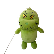 Aurora World Grinch Plush Stuffed Toy Green 10" Dr. Seuss Christmas