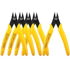 5pcs Micro Flush Cutters, Wire Cutter with Internal Spring, Diagonal Cutters ...