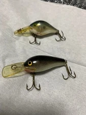 Rapara Fat Rap Crankbait 2-Piece Set FR-4 & FR-5 Old Lures Used