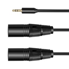 Multi-Function Audio Cable 3.5/6.35mm Male Jack to XLR Male Jack Cable XLR7950