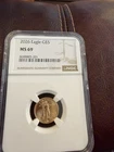 1/10 oz gold 2026 $5 American Eagle NGC MS69