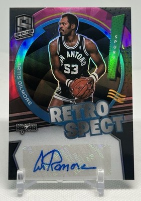 2021-22 Panini Spectra Artis Gilmore Retrospect Auto /99 #RSA-ART Spurs