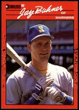 Jay Buhner 1990 Donruss #448 Mariners MLB READ FREE SHIPPING AutographDen